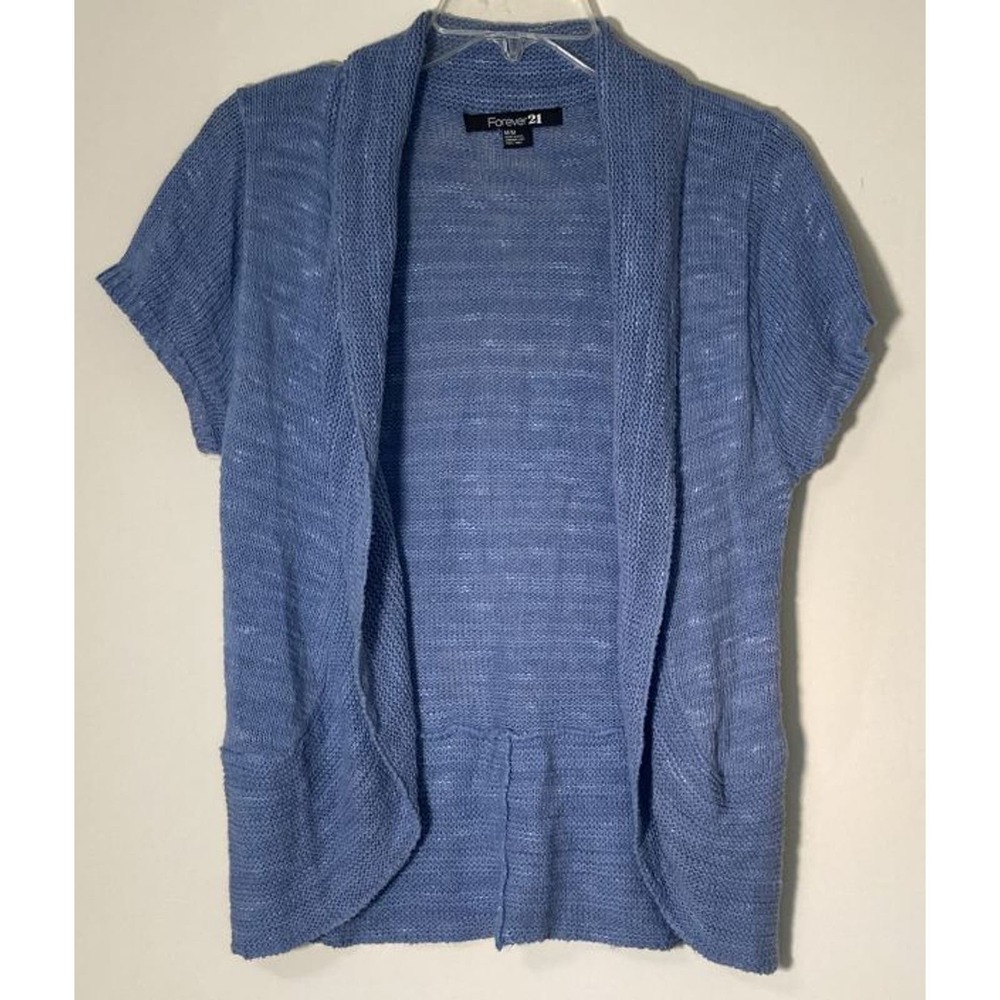 Forever 21 M Blue Shrug Bolero Sweater